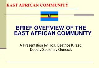 Overview of East African Community Integration