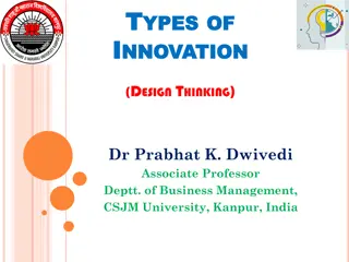 Types of Innovation and Practical Application by Dr. Prabhat K. Dwivedi