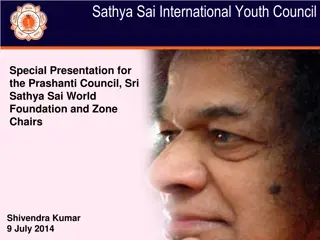 Sathya Sai International Youth Council Special Presentation