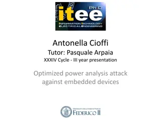 Optimized Power Analysis Attacks on Embedded Devices