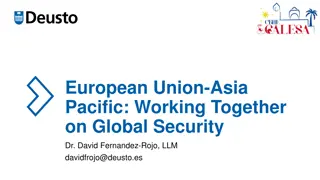 EU as Security Actor in Asia-Pacific