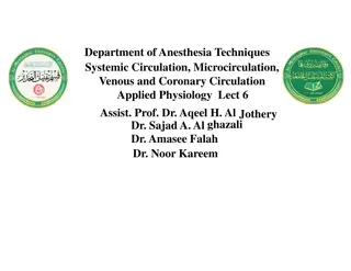 Anesthesia Techniques Systemic Circulation Overview