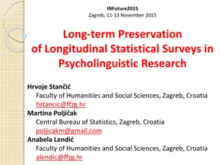 Long-term Preservation of Longitudinal Statistical Surveys in Psycholinguistic Research