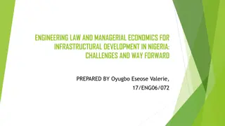 Challenges in Infrastructure Development in Nigeria: The Way Forward