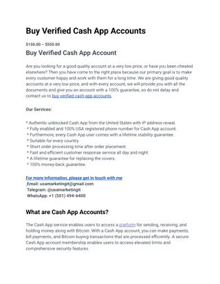 3 Best Places to Buy Verified Cash App Accounts