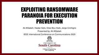 Exploiting Ransomware Paranoia for Execution Prevention