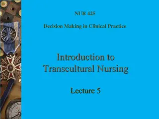 Concepts in Transcultural Nursing Practice