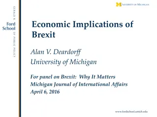Economic Implications of Brexit: Analysis and Predictions