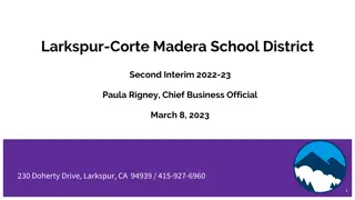 Larkspur-Corte Madera School District Interim Financial Report