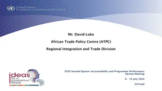 2020 Progress on African Continental Free Trade Area Implementation