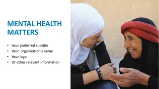 Why Mental Health Matters - Urgent Global Concerns