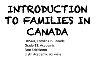 Canadian Families Through Social Sciences