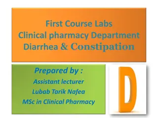 Constipation Overview and Bulk-Forming Laxatives