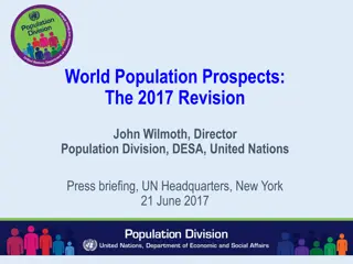 World Population Prospects: The 2017 Revision Summary