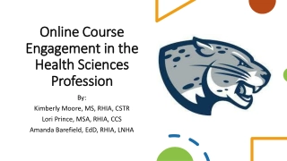 Enhancing Online Student Engagement in Health Sciences Profession