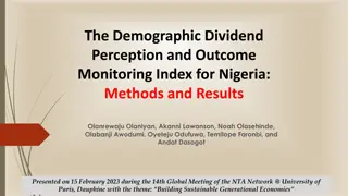 Demographic Dividend Monitoring in Nigeria