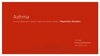 Nursing Management of Pediatric Patients with Genetic Disorders