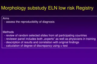 Reproducibility of Diagnosis Assessment in ELN Low-Risk Registry