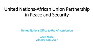 African Union Partnership in Peace and Security
