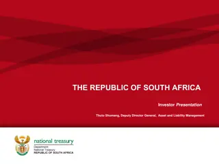 Investor Presentation: Republic of South Africa Economic Overview