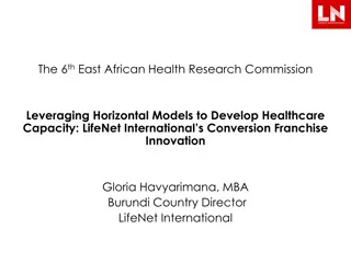 Leveraging Horizontal Models to Develop Healthcare Capacity