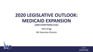 2020 Legislative Outlook: Medicaid Expansion in Idaho
