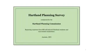 Insights from Hartland Planning Survey