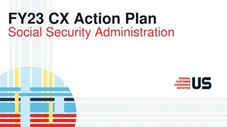 FY23 CX Action Plan for Social Security Administration