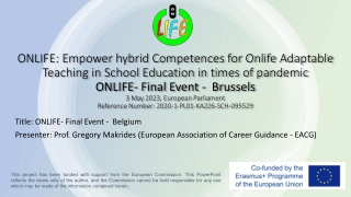 Empowering Hybrid Competences for Onlife Teaching in School Education