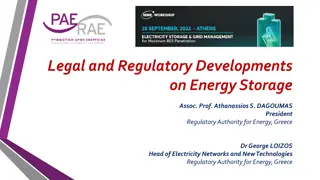 Legal and Regulatory Developments on Energy Storage in Greece