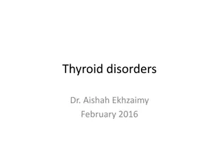 Thyroid Disorders: Anatomy, Function, and Hormones