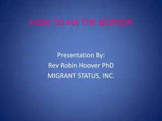 Fixing the Broken Border - Scholarly Consensus and Historical Review
