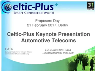 EATA: Connected & Automated Driving Alliance Overview