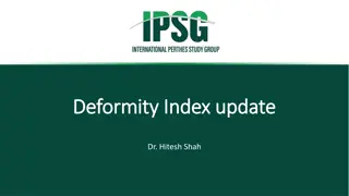 Deformity Index Update by Dr. Hitesh Shah
