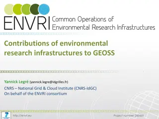 Contributions of Environmental Research Infrastructures to GEOSS: A Overview