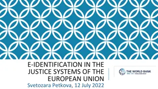 E-Identification in EU Justice Systems