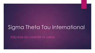 Sigma Theta Tau International: Honoring Nursing Excellence