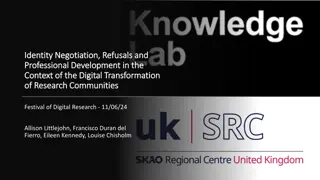 Identity Negotiation and Professional Development in Digital Research Communities