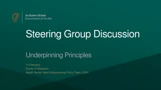 Steering Group Discussion - Underpinning Principles in Health Sector Adult Safeguarding Policy