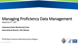 Managing Proficiency Data: Roles, Responsibilities, and Tools