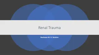 Renal Trauma: Causes and Classification