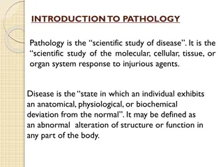 Study of Disease in Pathology