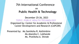 Enhancing Public Health Technology: Lessons from the COVID-19 Pandemic
