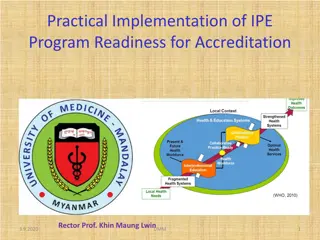 Practical Implementation of IPE Program Readiness for Accreditation