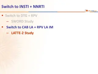 Switch to INSTI and NNRTI in LATTE-2 Study
