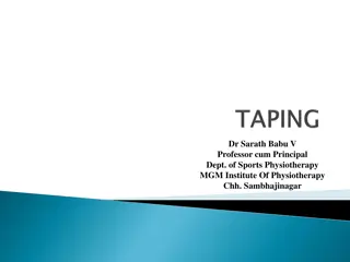 Benefits of Proper Taping in Sports Injury Rehabilitation