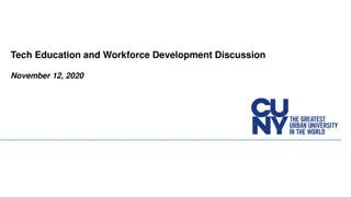 Tech Education and Workforce Development Discussion