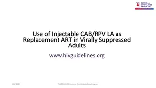 Use of Injectable CAB/RPV LA in Virally Suppressed Adults