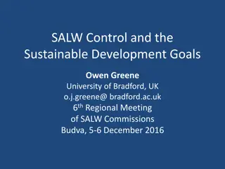 SALW Control and Sustainable Development Goals Linkages
