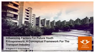 Factors Influencing Youth Entrepreneurial Intent in the South African Transport Industry
